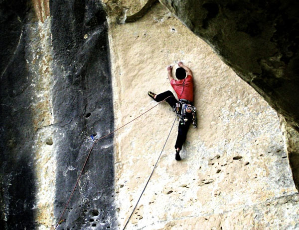 Photo: Alan on La Sadomachiste Direct (7c)